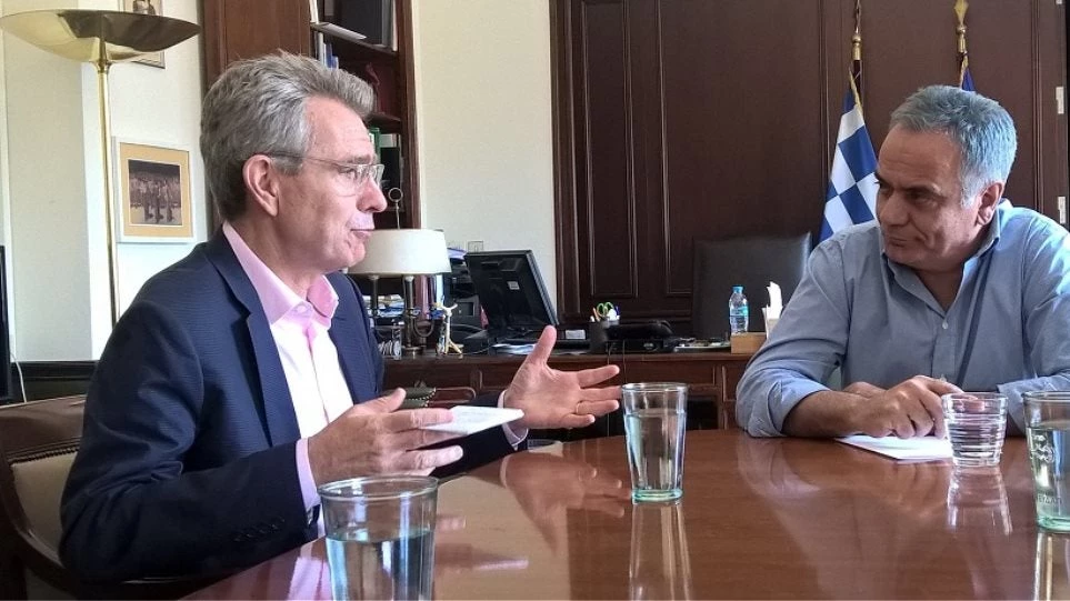 Με τον Τζέφρι Πάιατ συναντήθηκε ο Πάνος Σκουρλέτης